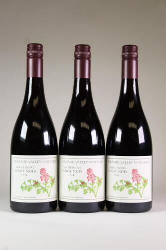 (3) 2014 Earth Smoke Pinot Noir, Waikari