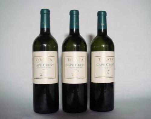 (3) 2016 Te Mata Cape Crest Sauvignon Blanc, Hawkes Bay