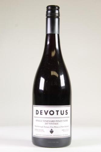 (1) 2017 Devotus Pinot Noir, Martinborough