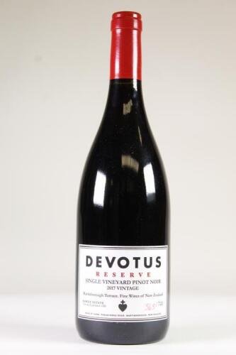 (1) 2017 Devotus Reserve Pinot Noir, Martinborough