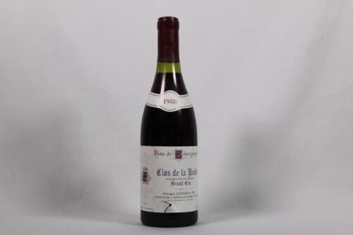 (1) 1988 Domaine Georges Lignier Clos de la Roche Grand Cru, Cote de Nuits