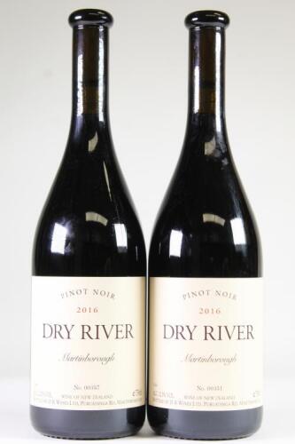 (2) 2016 Dry River Pinot Noir, Martinborough