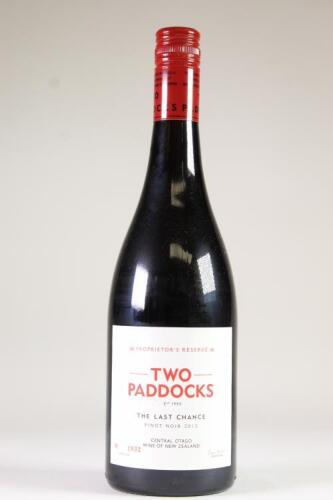 (1) 2013 Two Paddocks The Last Chance Pinot Noir, Earnscleugh