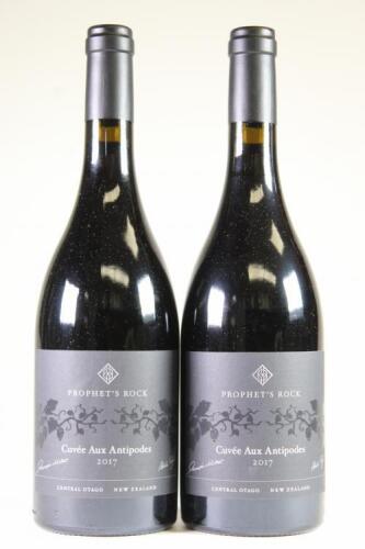 (2) 2017 Prophet's Rock Cuvee aux Antipodes Pinot Noir, Central Otago
