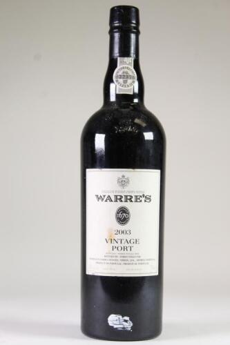 (1) 2003 Warre's Vintage, Oporto*
