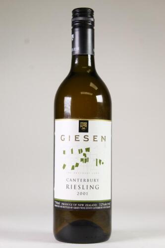 (1) 2001 Giesen Riesling, Canterbury