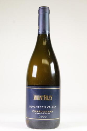 (1) 2000 Mount Riley Seventeen Valley Chardonnay, Marlborough