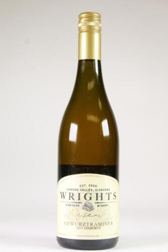 (1) 2011 Wright's Reserve Gewurztraminer, Gisborne