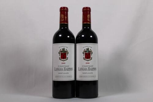 (2) 2008 Chateau Langoa Barton, St Julien