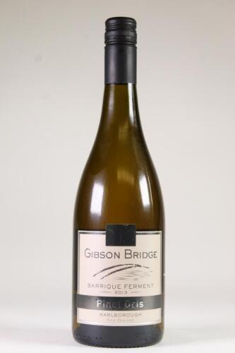 (1) 2013 Gibson Bridge Barrique Fermented Pinot Gris, Central Otago