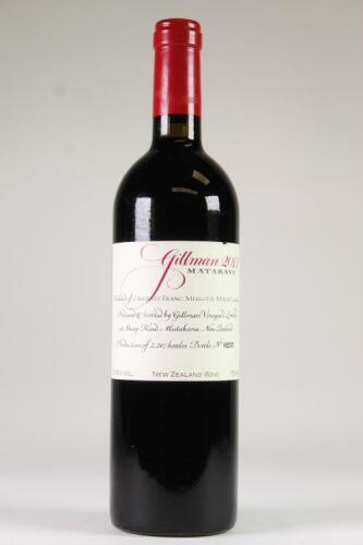 (1) 2011 Gillman Cabernet Franc/Merlot/Malbec, Matakana