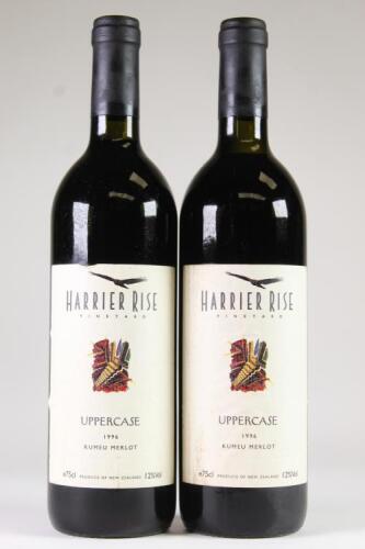 (2) 1996 Harrier Rise Uppercase Merlot, Kumeu