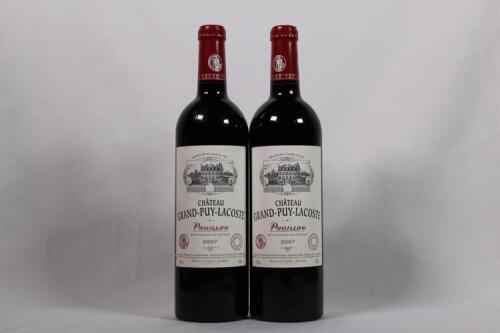 (2) 2007 Chateau Grand Puy Lacoste, Pauillac