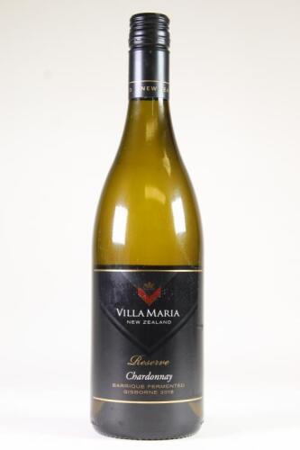 (1) 2018 Villa Maria Reserve Barrique Fermented Chardonnay, Gisborne