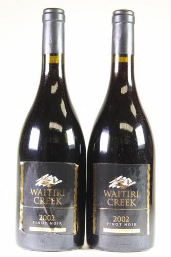 (2) 2002 Waitiri Creek Pinot Noir, Central Otago
