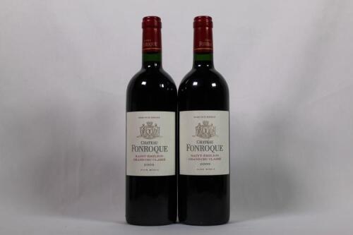(2) 2009 Chateau Fonroque, St Emilion