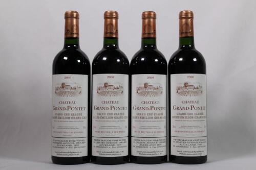 (4) 2000 Chateau Grand Pontet, St Emilion