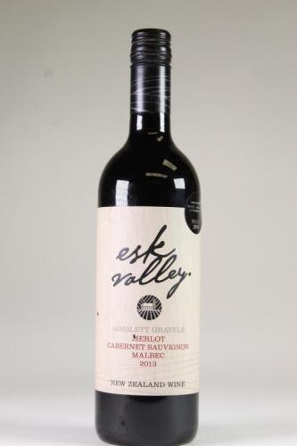 (1) 2013 Esk Valley Merlot/Cabernet Sauvignon/Malbec, Gimblett Gravels