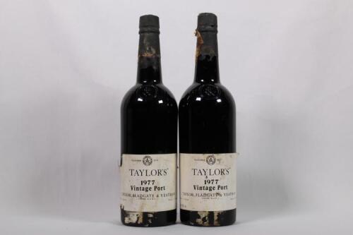 (2) 1977 Taylors Vintage, Oporto