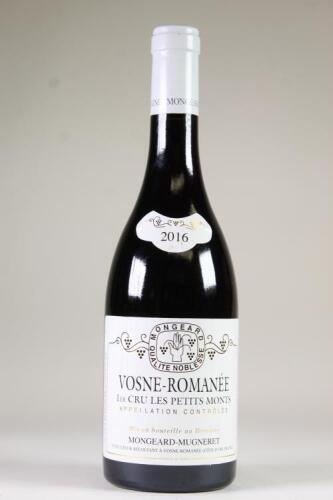 (1) 2016 Domaine Mongeard-Mugneret Vosne Romanee Les Petits Monts 1er Cru, Cote de Nuits