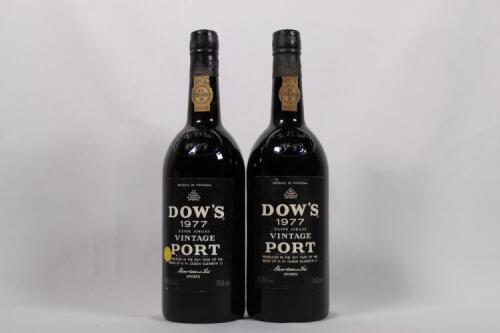 (2) 1977 Dows Vintage, Oporto