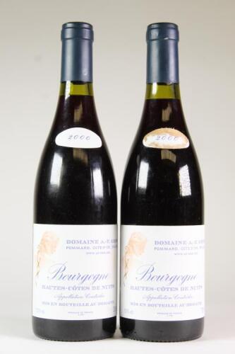 (2) 2000 Domaine AF Gros Bourgogne Hautes Cotes de Nuits