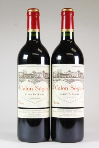(2) 2002 Chateau Calon Segur 3eme Cru Classe, St Estephe