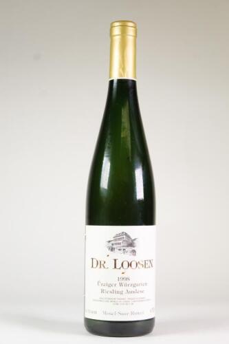 (1) 1998 Dr Loosen Urziger Wurzgarten Riesling Auslese Goldkapsel, Mosel Saar Ruwer