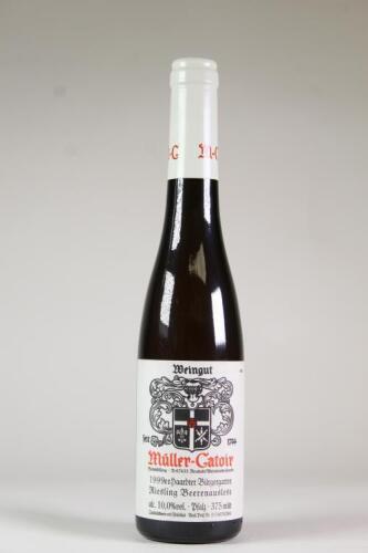 (1) 1999 Muller-Catoir Haardter Burgergarten Riesling Beerenauslese 375ml, Pfalz