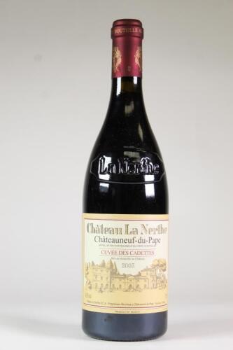 (1) 2003 Chateau La Nerthe Cuvee des Cadettes Chateauneuf du Pape