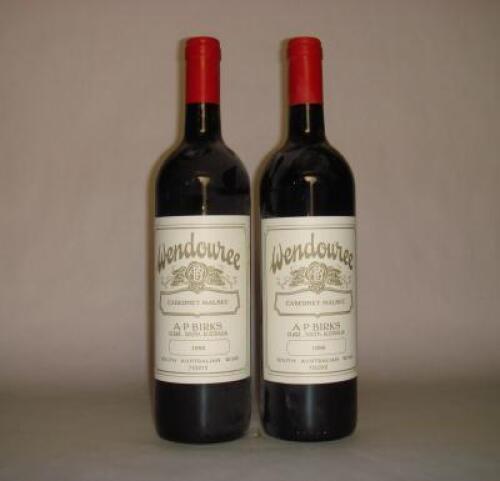 (2) 1996 Wendouree Cabernet Sauvignon/Malbec, Clare SA