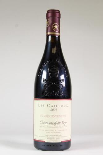 (1) 2003 Lucien et Andre Brunel les Cailloux Cuvee Centenaire Chateauneuf du Pape