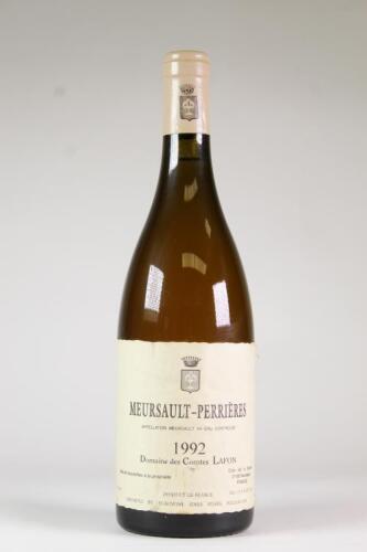 (1) 1992 Domaine des Comtes Lafon Meursault-Perrieres 1er Cru, Cote de Beaune