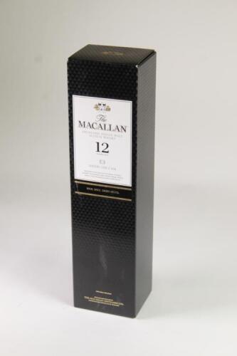 (1) Macallan 12 Year Old Sherry Oak Cask Single Malt Whisky 700ml&nbsp; 40% abv, Speyside&nbsp;