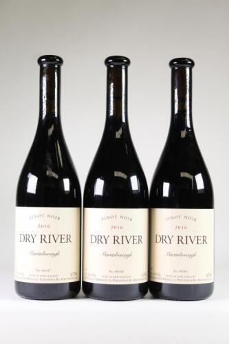 (3) 2016 Dry River Pinot Noir, Martinborough