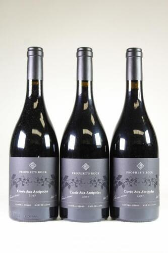 (3) 2017 Prophet's Rock Cuvee aux Antipodes Pinot Noir, Central Otago