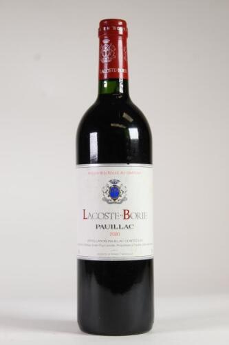 (1) 2000 Chateau Lacoste-Borie, Pauillac