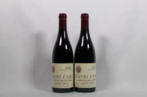 (2) 2007 Joblot Clos du Cellier aux Moines 1er Cru Givry, Cote Chalonnaise