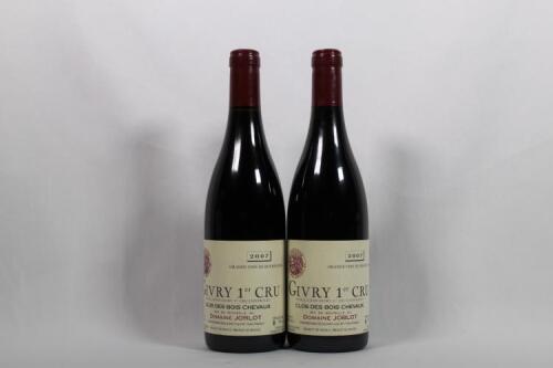 (2) 2007 Joblot Clos des Bois Chevaux 1er Cru Givry, Cote Chalonnaise