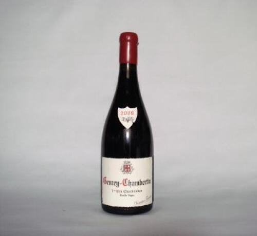 (1) 2009 Domaine Fourrier Gevrey Chambertin Les Cherbaudes Vieilles Vignes 1er Cru, Cote de Nuits
