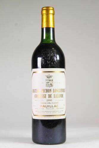(1) 1990 Chateau Pichon Longueville Comtesse de Lalande 2eme Cru Classe, Pauillac