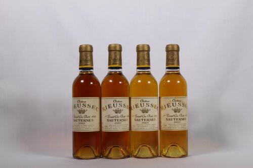 (4) 2002 Chateau Riesussec 375ml