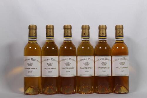 (6) 2009 Carmes de Rieussec 375ml