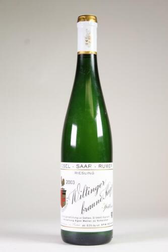 (1) 2003 Egon Muller 'Le Gallais' Wiltinger Braune Kupp Riesling Spatlese, Mosel Saar Ruwer