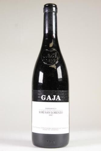 (1) 1987 Gaja Sor&igrave; San Lorenzo Barbaresco, Piedmont