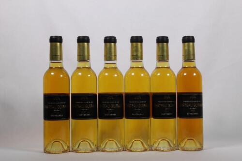 (6) 2009 Chateau Guiraud 375ml