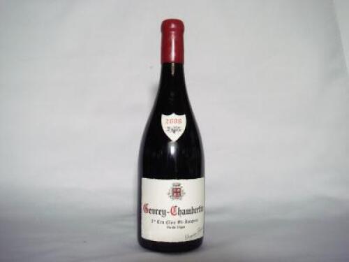 (1) 2008 Domaine Fourrier Gevrey Chambertin Clos St Jacques 1er Cru, Cote de Nuits