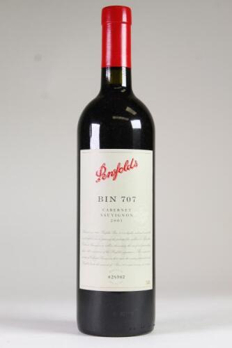 (1) 2001 Penfolds Bin 707 Cabernet Sauvignon, South Australia