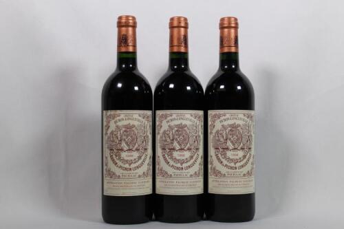 (3) 1998 Chateau Pichon Longueville Baron, Pauillac