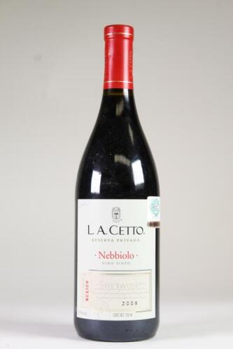 (1) 2008 La Cetto Reserva Privada Nebbiolo, Valle de Guadalupe, Mexico